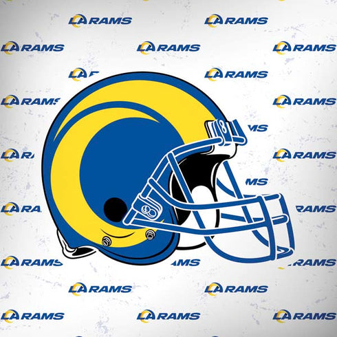 NFL Los Angeles Rams White Logo Blast Dell Alienware Skin